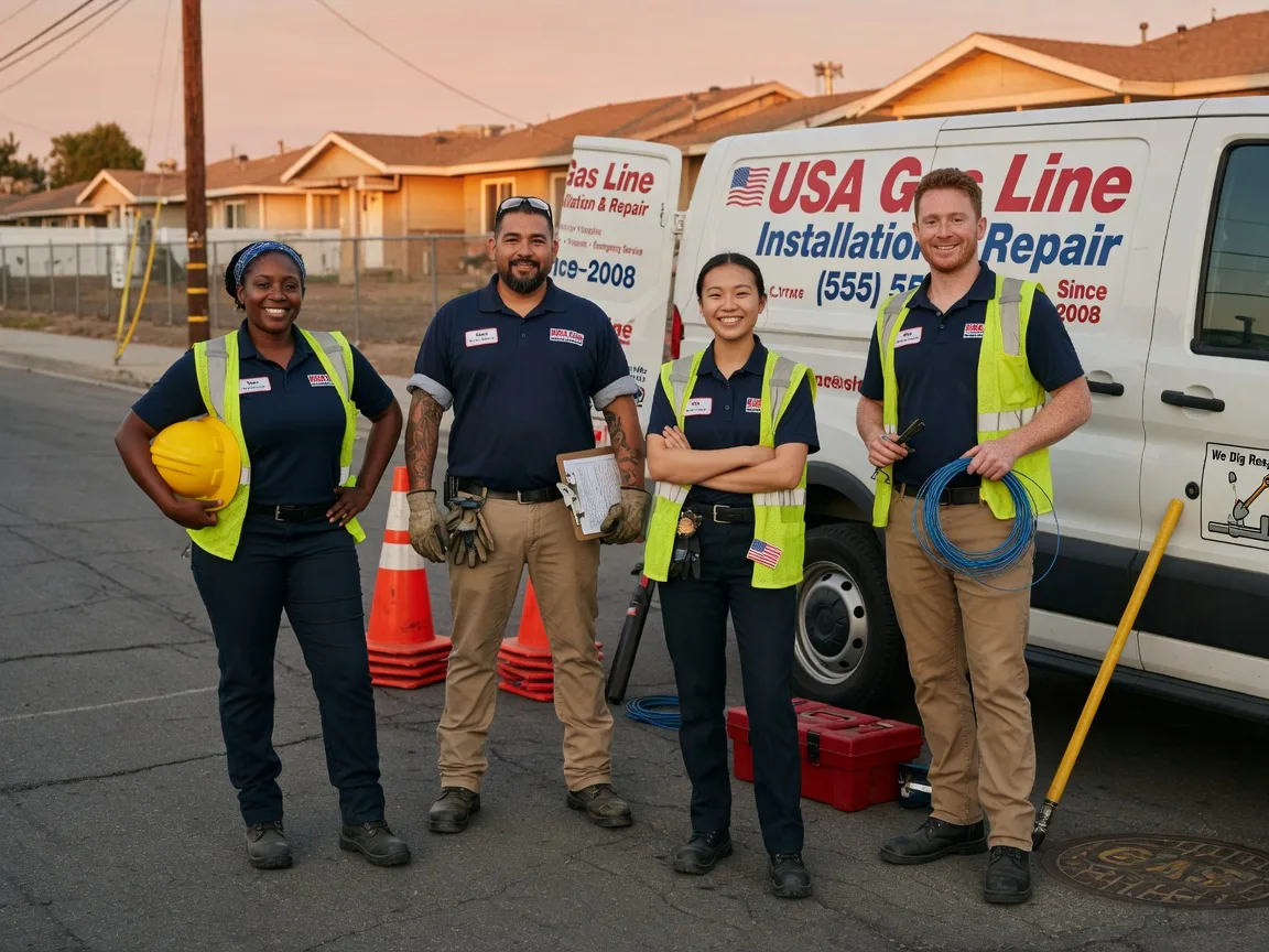 Gas Line Installation company in New London, MN